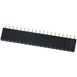 Gniazdo goldpin 1x19 pin żeńskie proste 2.54mm