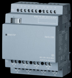 6ED1055-1FB10-0BA2 LOGO!8 DM16 230R, expansion module