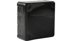 Puszka N/T Herm. 98X98x42 Czarna Ip55 /10