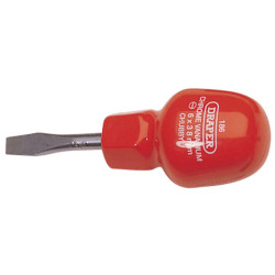 Draper 14095 6mm x 38mm Plain Slot Cabinet Pattern Chubby Screwdriver