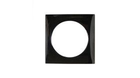 OUTLET FRAME 1-GANG GLOSS BLK