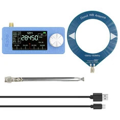 SI4732 0,5-108MHz przenośne radio 1,9 cala ekran IPS mini radio kieszonkowe z 2 antenami odbiornik radia FM/AM na wszystkie pasm