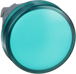 Signal light, illuminable, waistband round, green, mounting Ø 22 mm, ZB4BV033