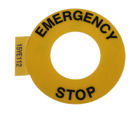 Etykieta 800F-15YE112, Allen Bradley