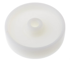 Kółko do wózka, Lite, Poliamid, Biały, obc.: 400kg, śred.: 150mm, szer.: 40mm