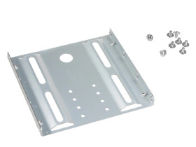 Adapter redukcja HDD/SSD sanki szyna 3,5cala na 2,5cala Maclean MC-655 metalowy MC-655