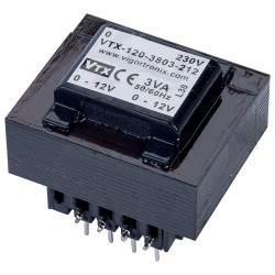 Vigortronix VTX-120-3803-212 PCB Transformer 230V 3VA 12V+12V