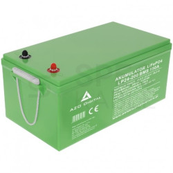 Akumulator LiFePO4 (litowo-żelazowo-fosforanowy) 24V 200Ah (150A) mata grzewcza + Bluetooth + BMS AZO