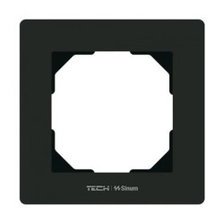 SINUM FG-01 Ramka szklana pojedyncza kolor czarny