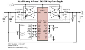 PolyPhase Step-Down Synchronous Slave Controller with Sub-Milliohm DCR Sensing