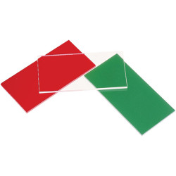 RVFM Red Plexi-glass Sheet 100x50x3mm