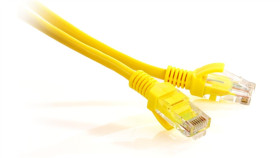 Patchcord Skrętka Kat. 5E Utp, 0,25M, Żółty (Gf-Pc5eutp-0.25Y) Getfort