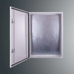 Obudowa n/t z płytą montaż PSH 806025 PROFIT 800x600x250 IP65 IK10 RAL7035 zamek herm.-D5