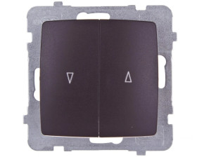 KARO Łącznik żaluzjowy czekoladowy metalik ŁP-7S/m/40