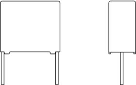 MMKP383 AC and Pulse Double Metallized Polypropylene Film Capacitors MMKP Radial Potted Type