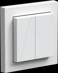 100119 Hue switch, matt white, single