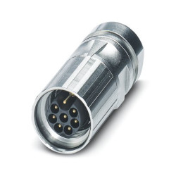 Złącze wielostykowe przemysłowe 8-pinowe M17 Montaż na kablu Wtyczka Phoenix Contact