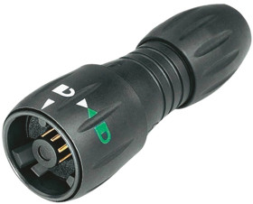 Złącze wielostykowe przemysłowe 8-pinowe Miniaturowe Montaż na kablu Wtyczka Binder