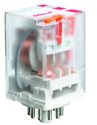 Przekaźnik elektromagnetyczny przemysłowy 3P 110V DC do gniazda wtykowego AgNi AgNi R15-2013-23-1110-WTLD 804614 /100szt./