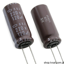 EKXJ221ELL121MK30S 120uF 220V -25+125C THT NIPPONCHEM