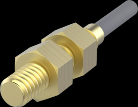 Magnet sensor, brass, built-in mounting M5, 1 Form A (N/O), 10 W, 48 V (DC), 0.5 A, 133210