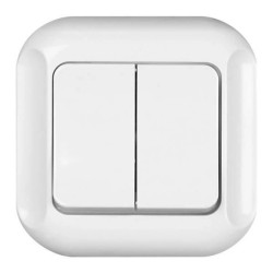 TURKUS-BIS Łącznik świecznikowy n/t biały WNT-2Tb