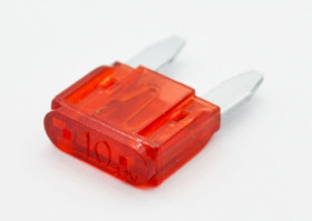 Bezpiecznik samochodowy nożowy 10A / 32V MINI (czerwony)