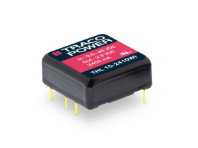 Przetwornica DC-DC, 15W, Uwe 9→ 36 V DC, Uwy 3.3V dc, Iwy 3.4A Nie, TRACOPOWER Nie