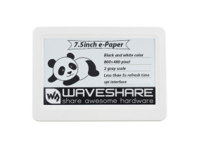 Waveshare 7.5inch Passive NFC-Powered e-Paper V2, No Battery, Wireless Powering &amp; Data Transfer