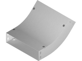 Łuk 45st LUMPJ100H60 grubość blachy 1,0mm 167114 BAKS