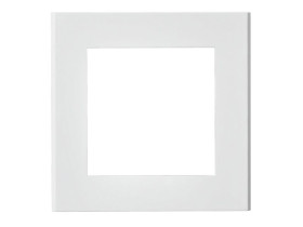 SONATA Ramka 1 pojedyncza do gniazda brytyjskiego biały R-1RBS/00 OSPEL