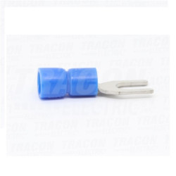 Końc.widełk. izol. 2,5/6 KV6 (100szt) TRACON