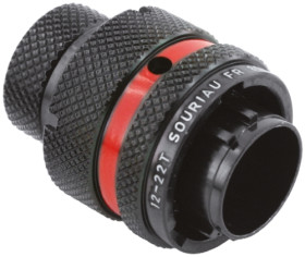 Złącze wielostykowe przemysłowe 22-pinowe Montaż na kablu Wtyczka Souriau Sunbank by Eaton