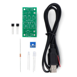 Dark Activated Colour Changing Night Light Kit - zestaw do budowy lampki nocnej z fotorezystorem - USB - Kitronik 2184