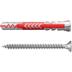 Fischer 543796 DuoPower Dowel Set 8 x 65 mmauto-activating plugs