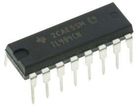 Kontroler PWM 300 kHz Otwór przezierny 16 -pinowy Texas Instruments PDIP