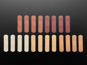 Adafruit Browndages Adult-Size Bandages - 20 Bandages in 5 Tones