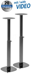 HS 23 L Loudspeaker stand, pair, black