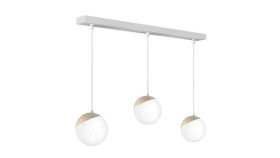 Lampa Wisząca Sfera Wood 3Xe14 Mlp7236 Milagro