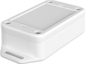 PC enclosure kit, (L x W x H) 70.8 x 42.9 x 22 mm, white (RAL 9003), IP65, 16174463.HMT1