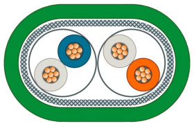 Kabel krosowy (patchcord) Ethernet TP 2xRJ45 /1 m/ 6XV1850-2GH10