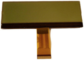 Wyświetlacz LCD Display Elektronik DEM132038AFGH-PW biały 132 x 38 Pixel (S x W x G) 104.00 x 37.50 x 6.4 mm