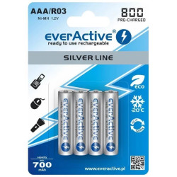 Akumulator R3 (AAA) NiMH 1.2V 800mAh 4szt, ready to use