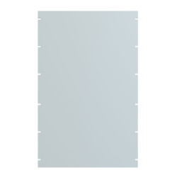 Hammond PBPA19029LG2 17U 19&quot; Rack Aluminium Blank Panel Light Grey 483 x 3 x 756