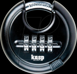 K11670D Combination lock, 4-digit numerical sequence, disc lock, 70 mm