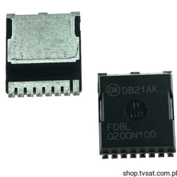 FDBL0200N100 N-FET 100V 2.0 mOhm Toll SMD SILICONIX