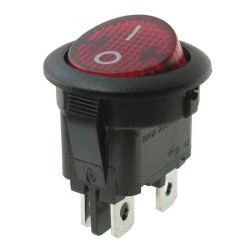 Włącznik ON-OFF klawiszowy MR211R5WGBRB12NC czerwony Canal