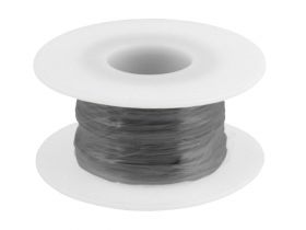 Przewód miedziany cynowany 0,25mm² czarny 10m