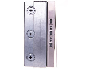 Puszka podłogowa kompletna 205x205 3x gniazda 16A z/u UDHOME4 2V N 7427208