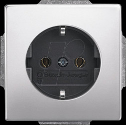 20 EUC-866 Socket outlet insert - stainless steel